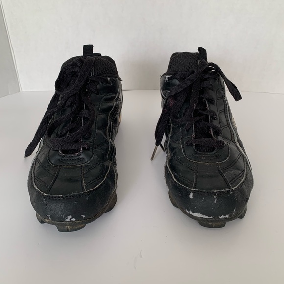 Rawlings Baseball Cleats Lace Up Black Boys Size 5 - Picture 5 of 16